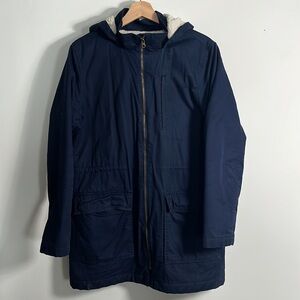 GAP Navy Blue Jacket with Hood and Cargo Pockets